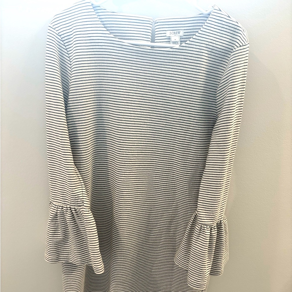 J Crew Bell Sleeve Midi Dress